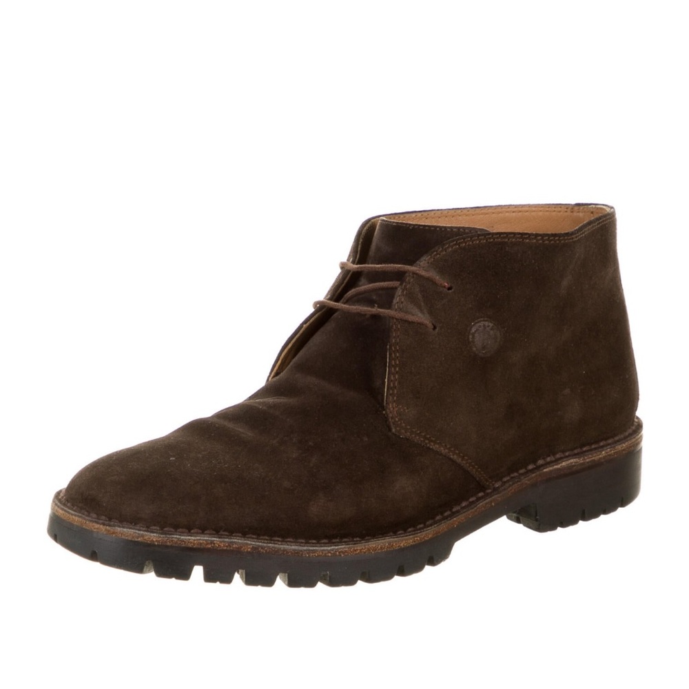 Salvatore Ferragamo Suede Lace-up boots